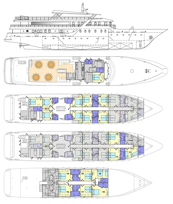 Nautilus Deck plan