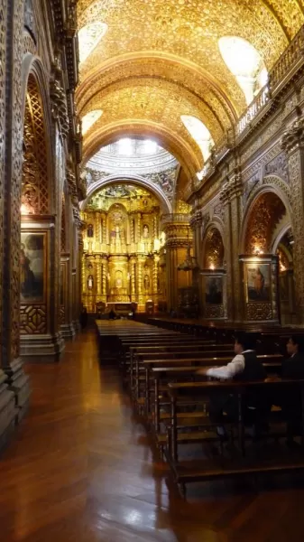 Church of Gold - Quito day 1
