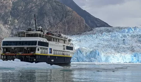 National Geographic Quest at Tracy Arm Alaska's Inside Passage