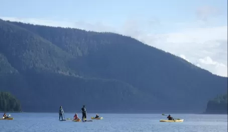 Paddleboarding and Kayaking in Alaska's Inside Passage