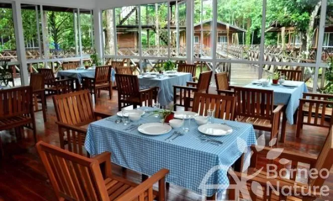 Restaurant of Borneo Nature Lodge