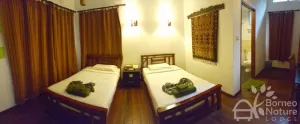 Twin Room in Borneo Nature Lodge