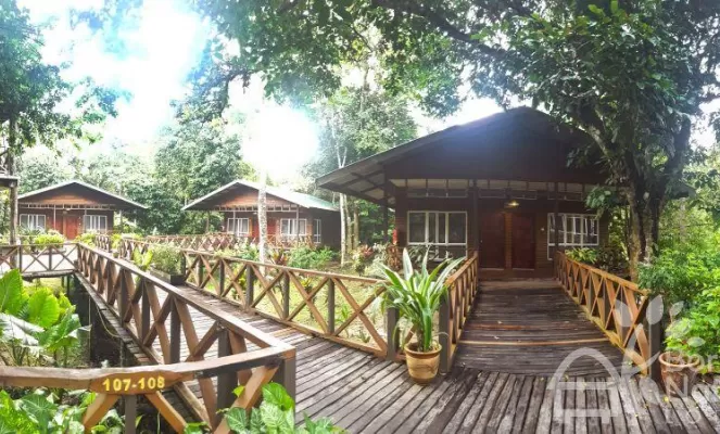Public Area of Borneo Nature Lodge
