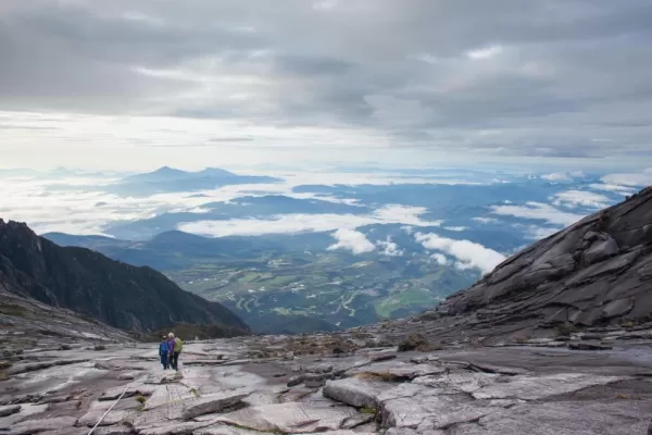 Descending Mount Kinabalu