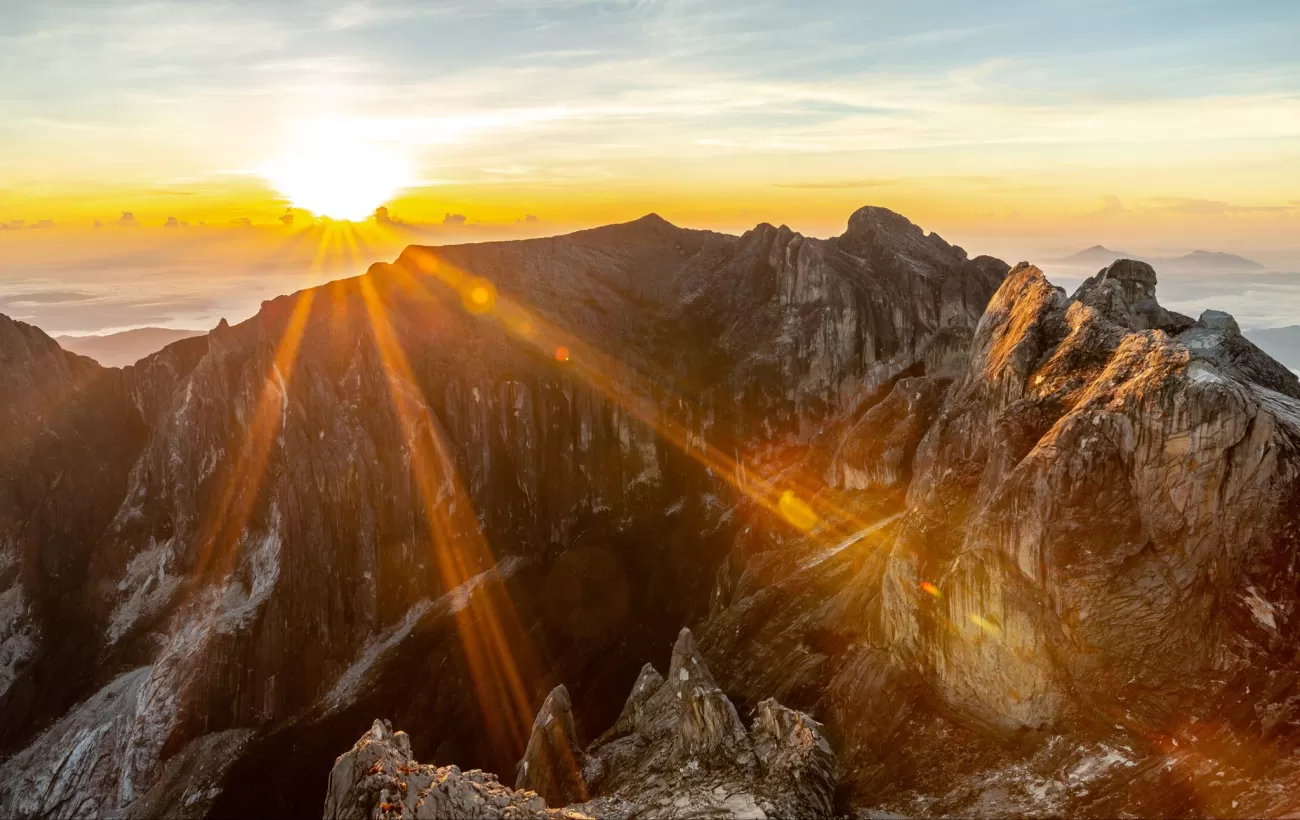 Sunrise in Mount Kinabalu