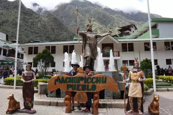 Main Plaza of Machu Picchu Pueblo (Aguas Calientes)