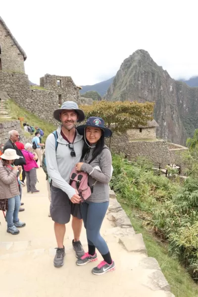 First views of Machu Picchu!
