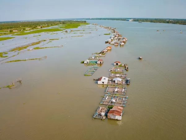 Floating Villages in Mekong