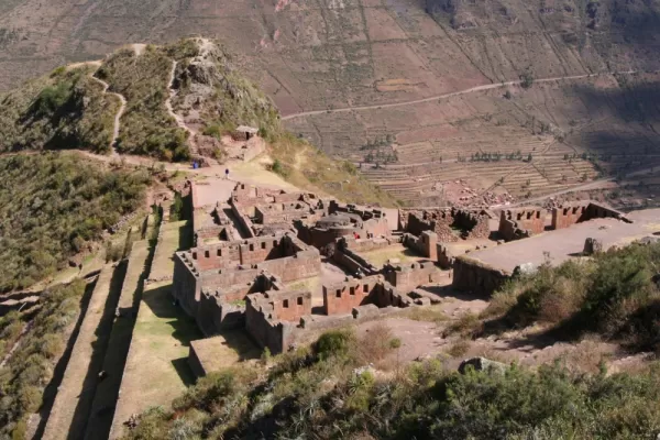 While exploring the Sacred Valley you may visit the ruins at Pisac during your tour of Peru