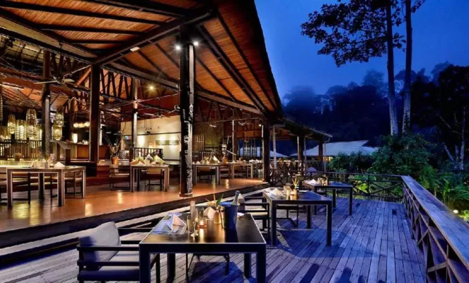 Borneo Rainforest Lodge - Main Lodge Dining