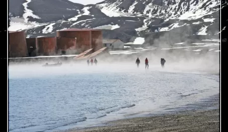 The thermal bay on Deception Island.  Care for a dip anyone?