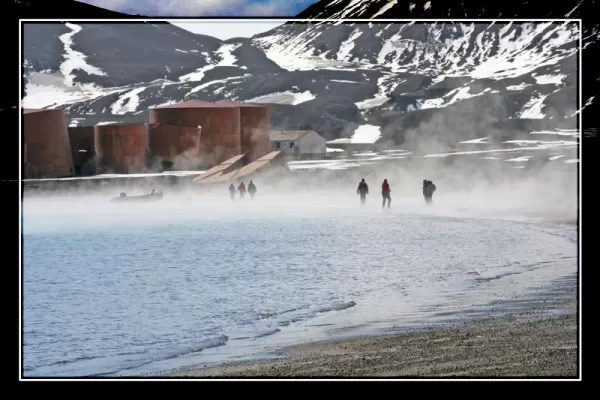 The thermal bay on Deception Island.  Care for a dip anyone?