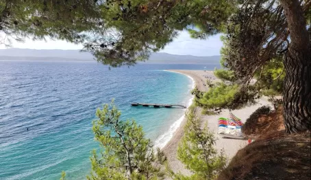 Picture of Golden Horn Beach (Zlatni Rat) on the island of Brac, Croatia