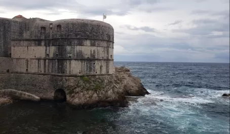 A view of the fortress in Old Dubrovnik