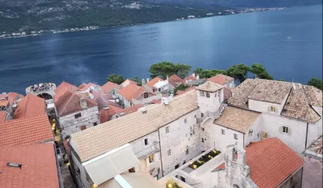View from the bell tower in Korcula.