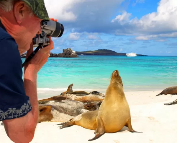 Capture the amazing wildlife and scenery on your Galapagos cruise