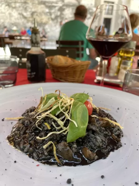 Black risotto was my favorite dish I enjoyed during my time in Croatia.