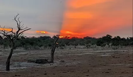 The sun can do wonderful, hard-to-explain things in Zimbabwe