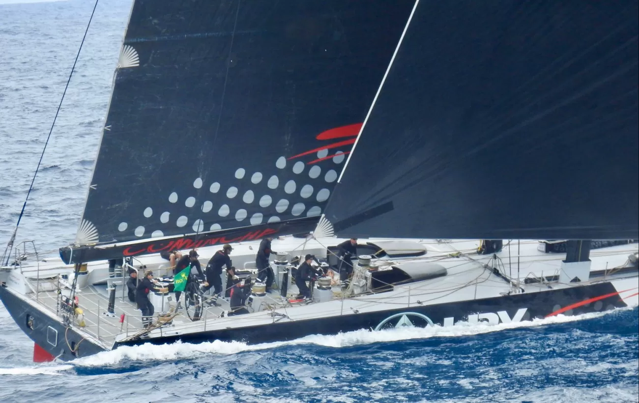 yachts swept past Coral Discoverer