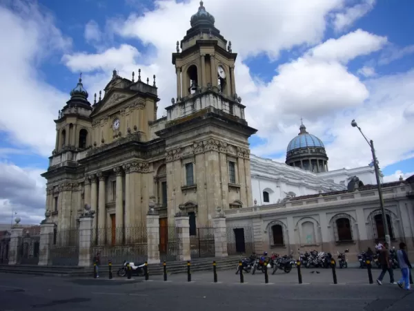 Guatemala City Cathedral-built after captial moved from Ant