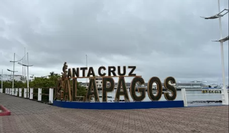 We disembarked in Puerto Ayora
