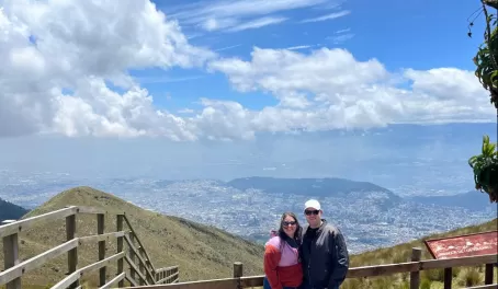 View from Pichincha volcano