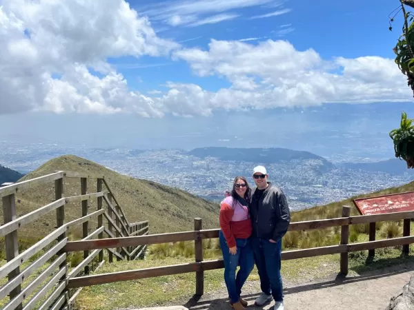 View from Pichincha volcano