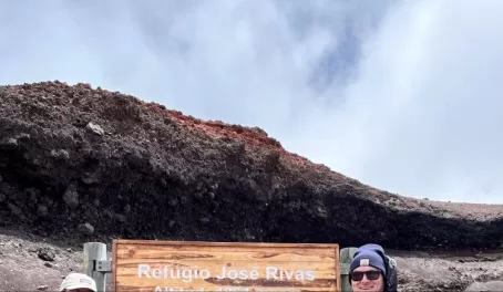 At the refugio on Cotopaxi