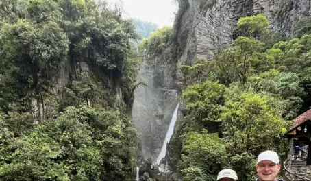 Waterfall Hike in Banos