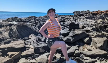 Enjoying the Rocks on Kangaroo Island