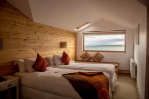 Small Room with Fjord View in Weskar Lodge, Puerto Natales