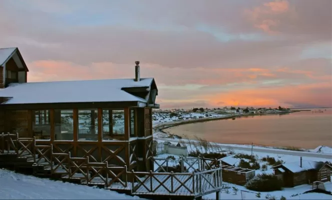 Winter in Weskar Lodge, Puerto Natales