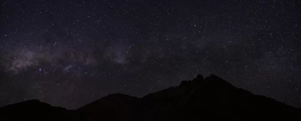 The night sky in Uyuni Bolivia