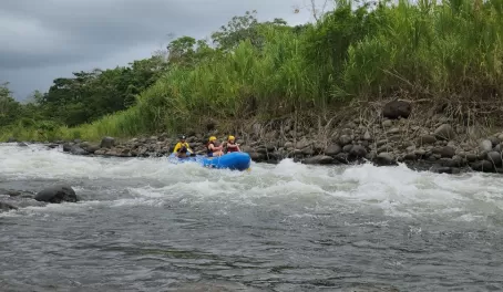 Rafting the Sarapiqui.