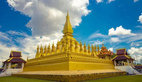 Pha That Luang Vientiane in Laos