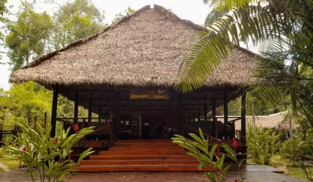 Entrance at Posada Amazonas