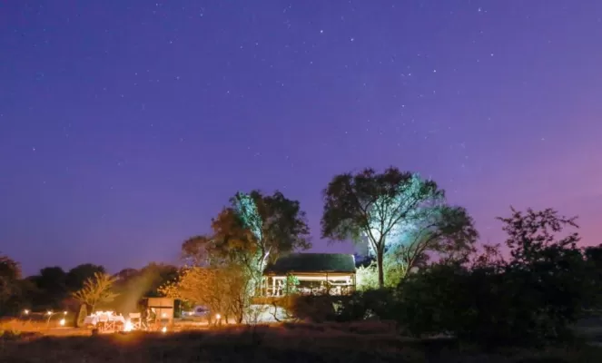 Ntemwa-Busanga Camp at Night