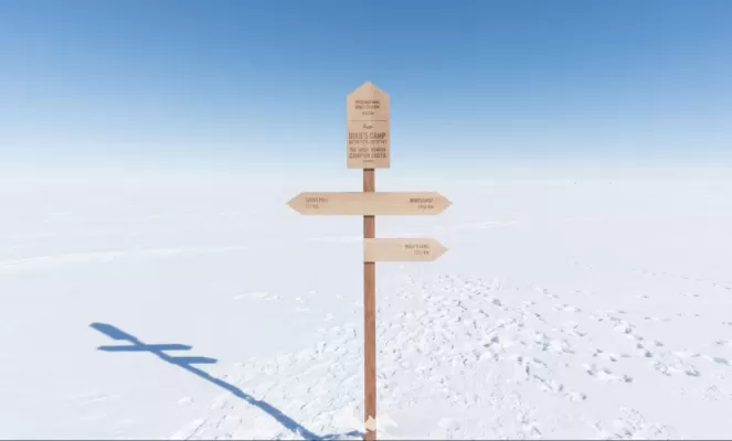 Dixie's Camp in Antarctica
