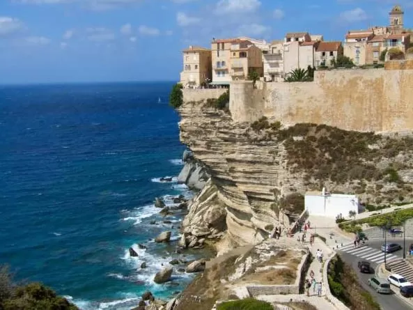 Magnificent architecture on shores of Corsica