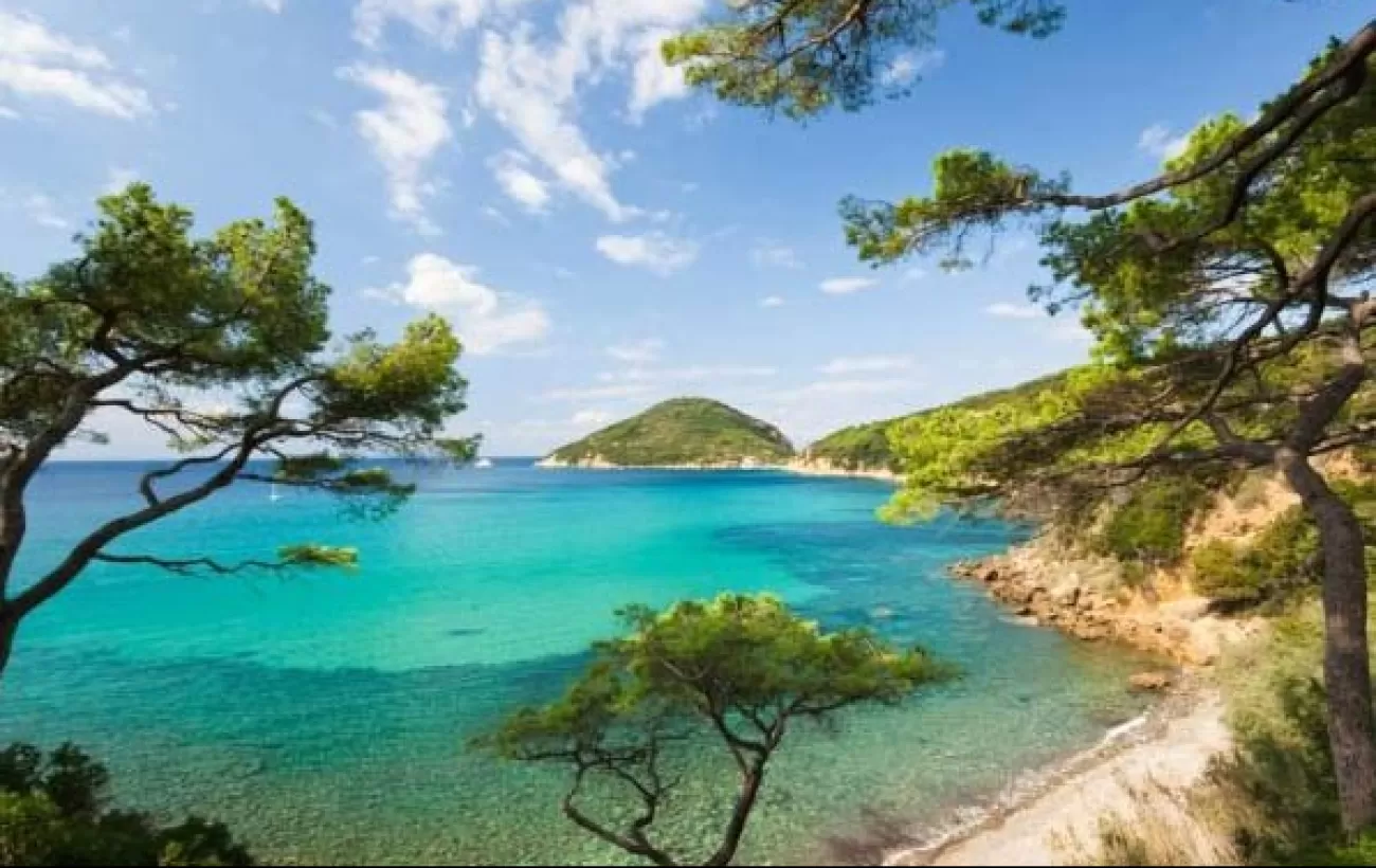 Beautiful Elba Island, once home to the exiled Napoleon Bonaparte
