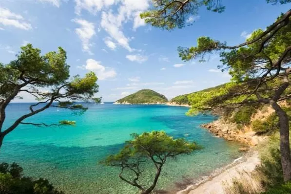 Beautiful Elba Island, once home to the exiled Napoleon Bonaparte