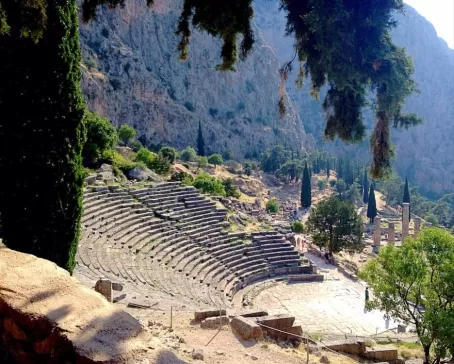 The Ancient Theater of Delphi