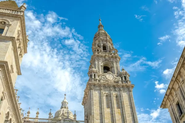 Clock tower or berenguela of the Cathedral of Santiago de Compostela