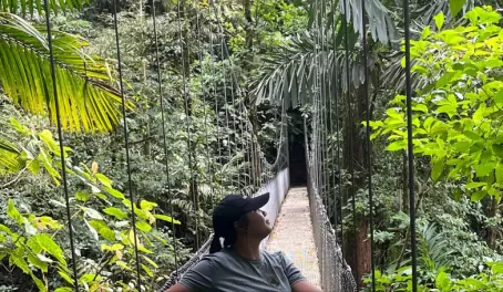 One of the Hanging Bridges in Mistico