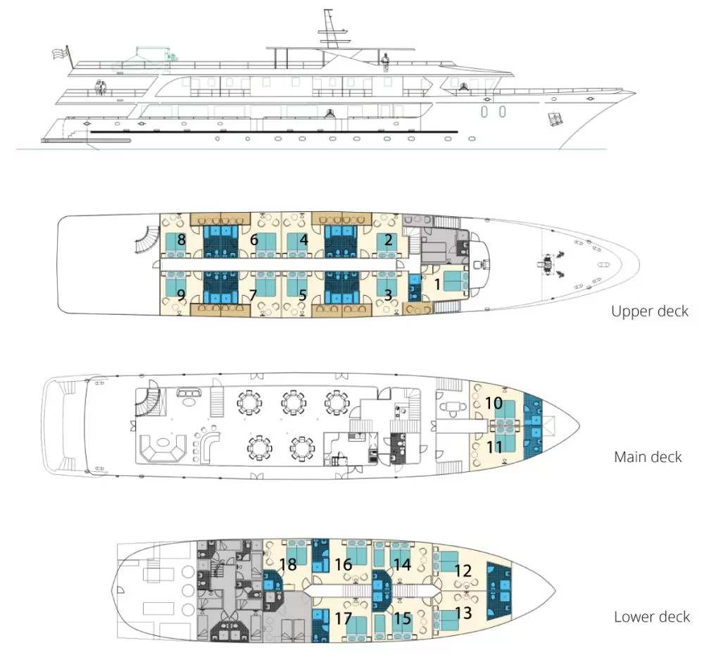 MV Markan deckplan