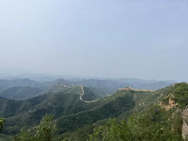 First few of the Great Wall!