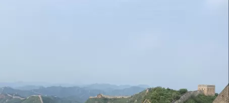 The endless expanse of the Great Wall