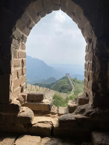 A view from a Great Wall tower