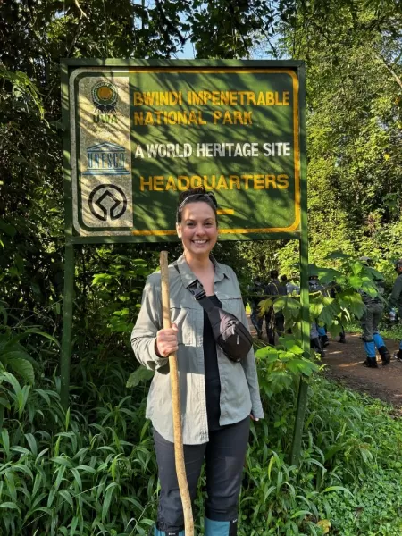 Bwindi Impenetrable Forest - setting off to find the Rushegura family of gorillas