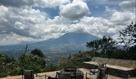 Virunga Lodge - gorgeous views in all directions